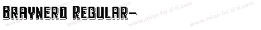 Braynerd Regular字体转换